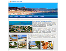 Tablet Screenshot of campingsolymar.com